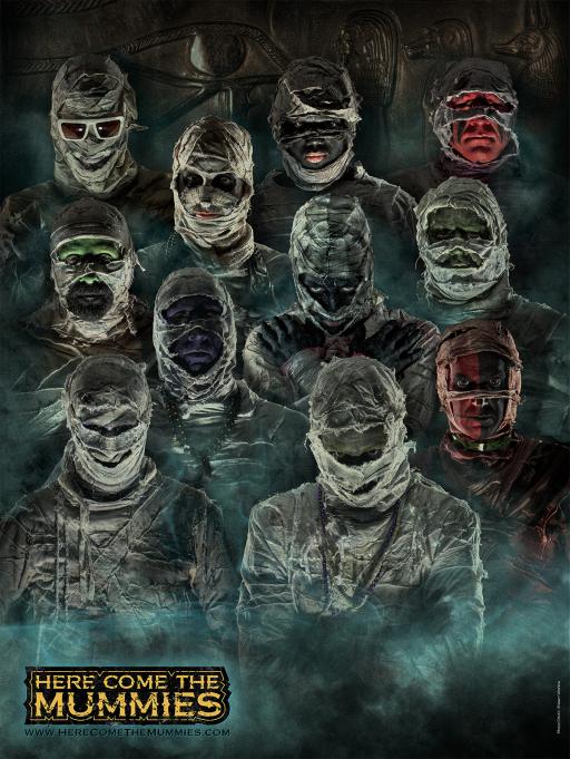 Here Come The Mummies Poster
