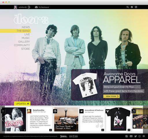 The Doors Website - Apparel