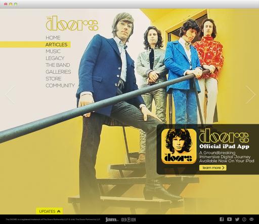 The Doors Website - App