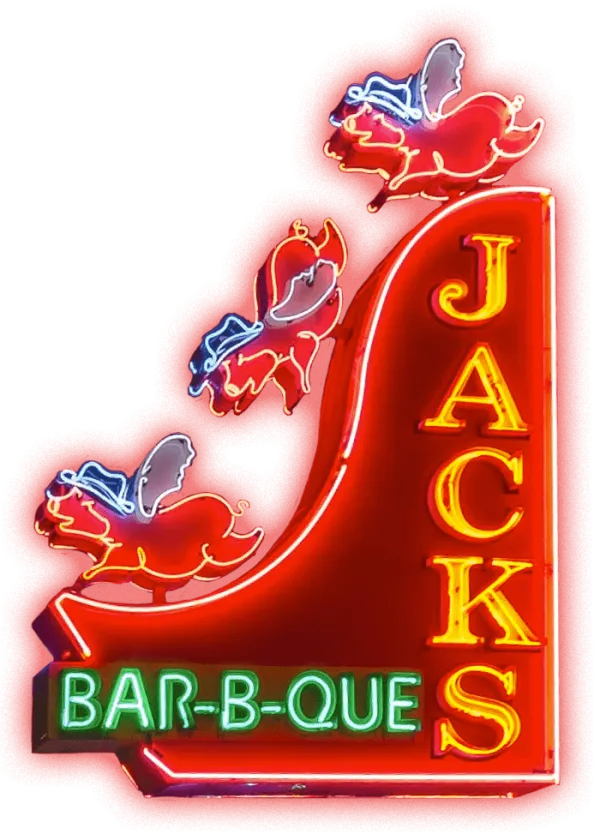 Jack’s Bar-B-Que neon sign