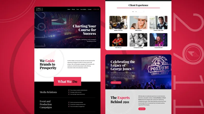 2911 Media site design