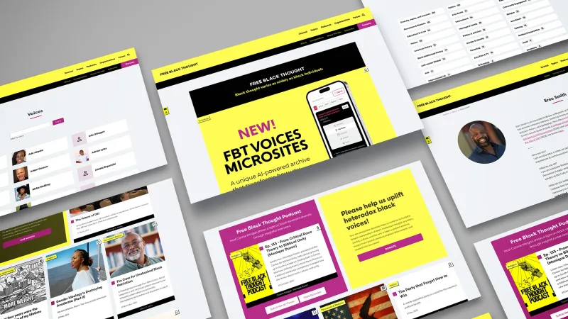 FreeBlackThought.com website case study