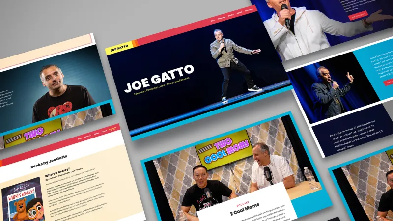 Joe Gatto website case study