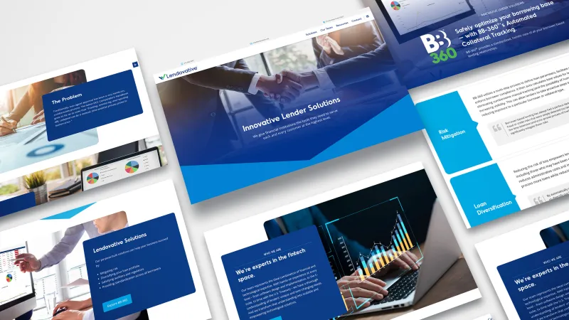 Lendovative Financial Solutions website