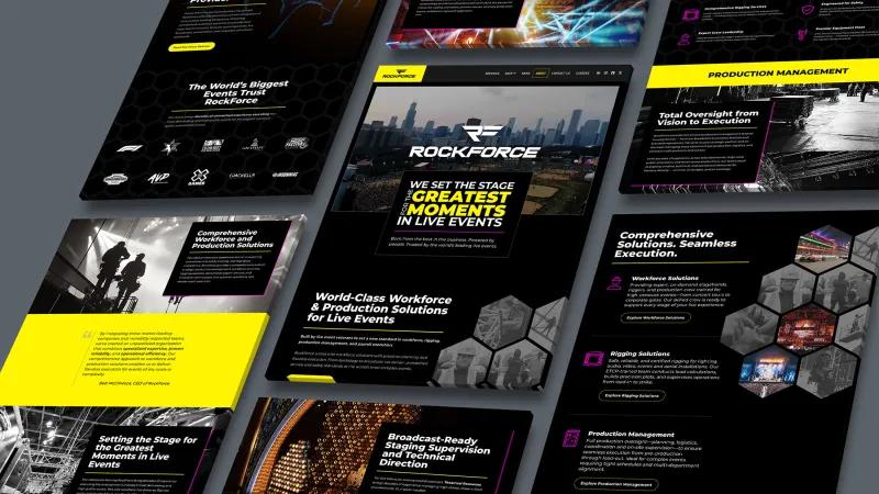 Rockforce.com website case study