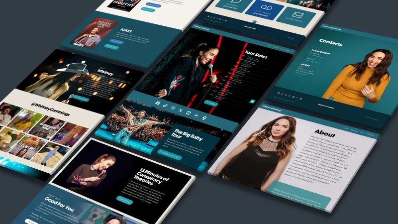 Whitney Cummings website case study