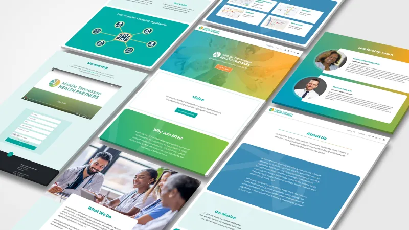 Middle TN Health Partners website case study