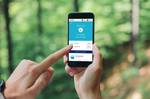 Logging activity within the web app Applied Health Analytics Gamification - Successful Log