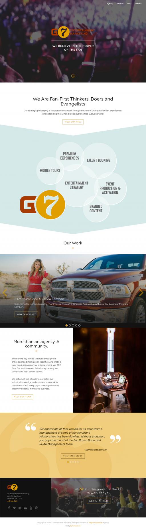 G7marketing.com: Home page features case studies and capabilities. G7marketing.com: Home page