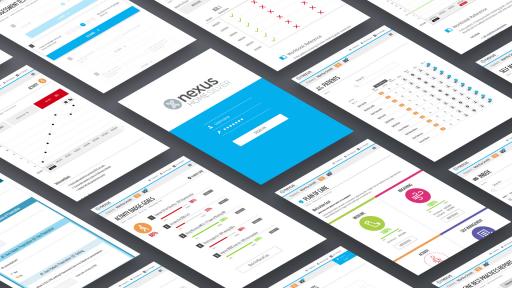 A comprehensive UI prototype facilitated stakeholder buy-in UI prototype screens for Nexus Disease Management Platform