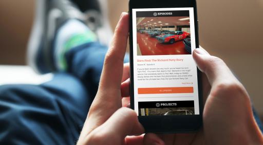 Responsive theme for optimal experience regardless of device StaceyDavid.com epidsodes on mobile, responsive drupal website