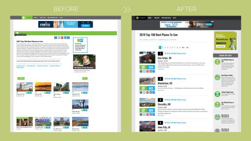 One of our main focuses was to improve the content and UI in organization and clarity. One of our main focuses was to improve the content and UI in organization and clarity.