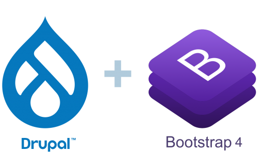 Drupal + Bootstrap 4