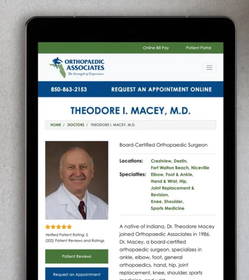 orthopedic website