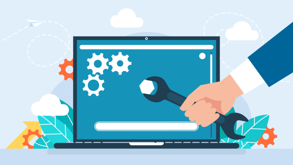 illustration demonstrating optimization of site content