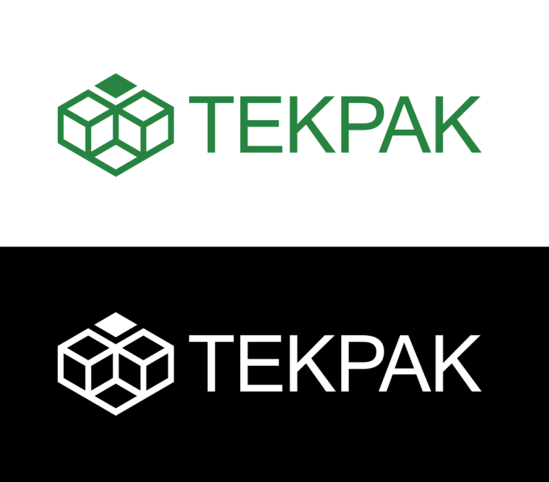 Tekpak logo - horizontal version