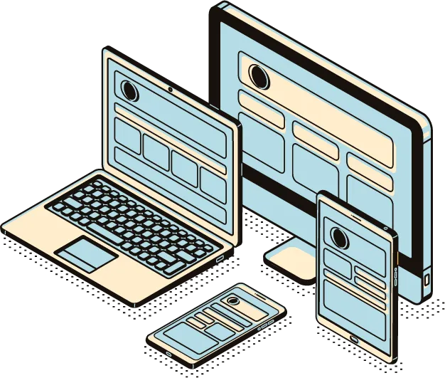 graphic representing responsive design